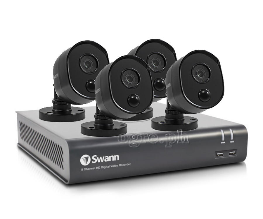 SWDVK-845804V 4-Camera 8-Channel 1080p HD Security System with 1Tb DVR (Refurbished Australian Surplus)