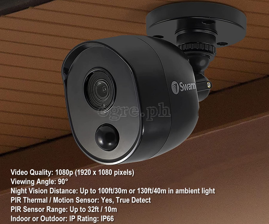 SWDVK-845804V 4-Camera 8-Channel 1080p HD Security System with 1Tb DVR (Refurbished Australian Surplus)