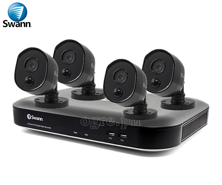 SWDVK-855804 4-Camera 8-Channel 4K Ultra HD DVR Security System with 2Tb DVR (Refurbished Australian Surplus)