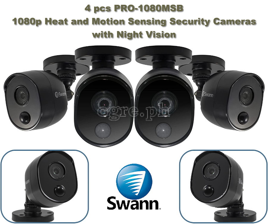 SWDVK-855804 4-Camera 8-Channel 4K Ultra HD DVR Security System with 2Tb DVR (Refurbished Australian Surplus)