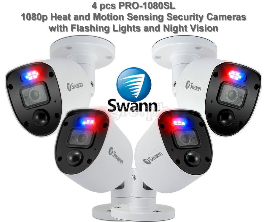 SWDVK-855804WL 4-Camera 8-Channel 4K Ultra HD DVR Security System with 2Tb DVR (Refurbished Australian Surplus)