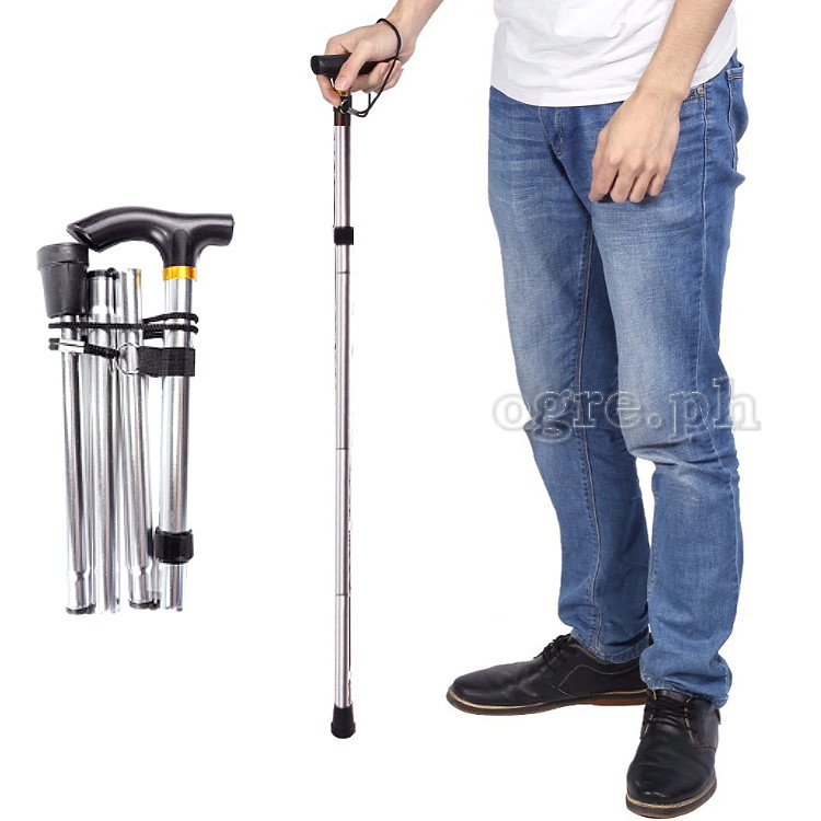 PY-GZ017 Foldable Aluminum Walking Cane