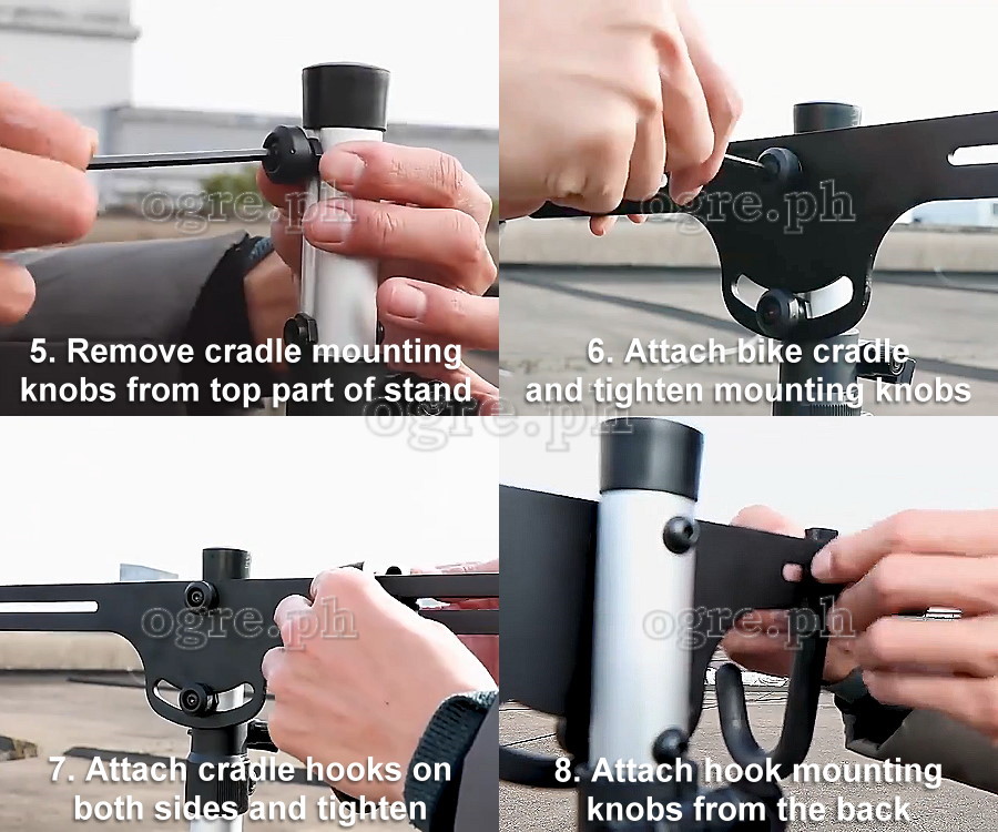 PR-170 Adjustable Aluminum Bike Display / Storage Stand