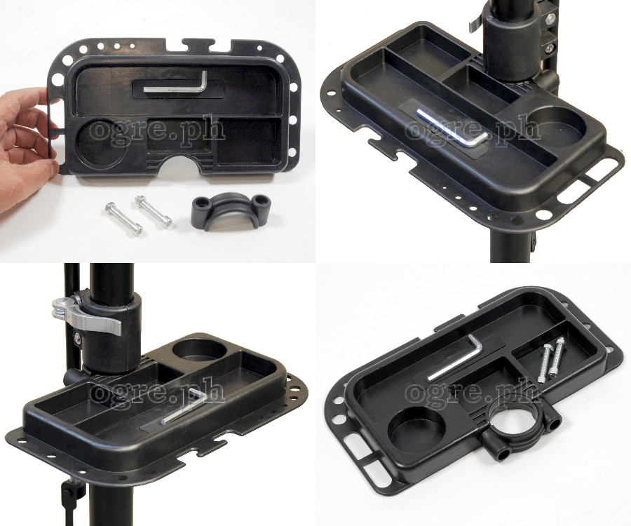 RS-100 Professional Bike Repair / Maintenance Stand with Collapsible 4-Legged Base and Quick-Release Adjustments