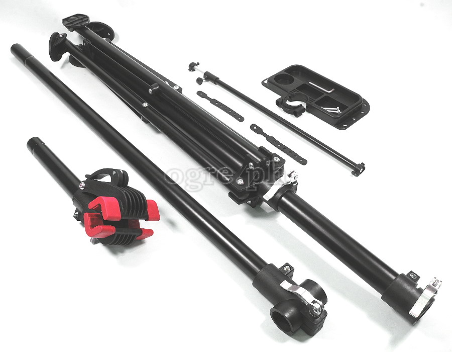 RS-100 Professional Bike Repair / Maintenance Stand with Collapsible 4-Legged Base and Quick-Release Adjustments