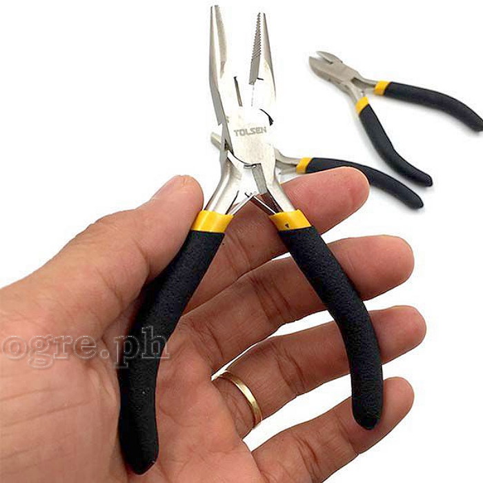 10038 3pcs Mini Pliers Set 115mm (4.5”)