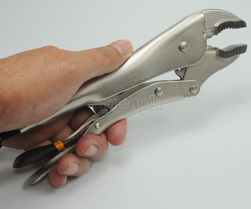 10049 Industrial Locking Pliers Curved Jaws 250mm (10”)