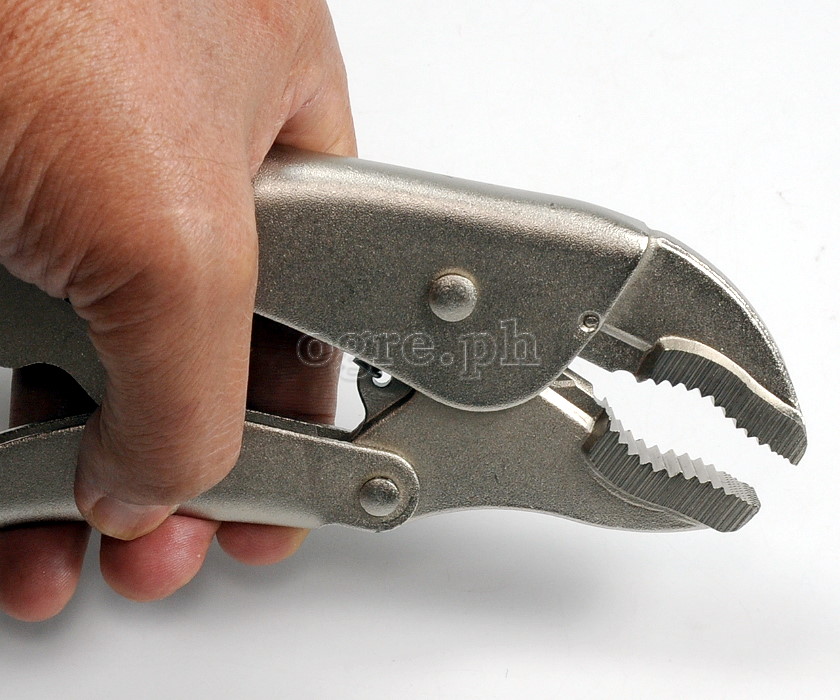 10049 Industrial Locking Pliers Curved Jaws 250mm (10”)