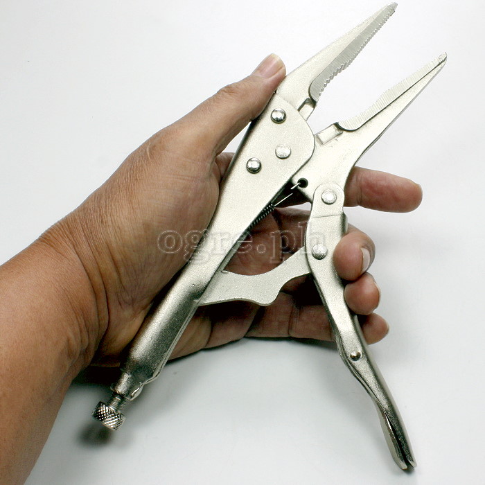 10052 Long Nose Locking Pliers 230mm (9”)