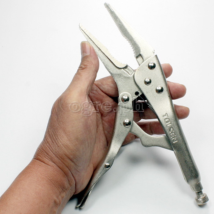 10052 Long Nose Locking Pliers 230mm (9”)