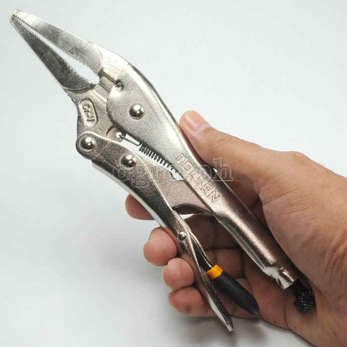 10053 Industrial Locking Pliers Long Nose 230mm (9”)