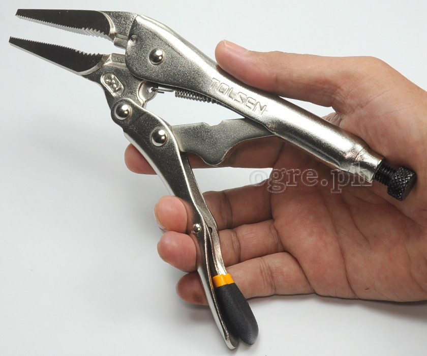 10053 Industrial Locking Pliers Long Nose 230mm (9”)
