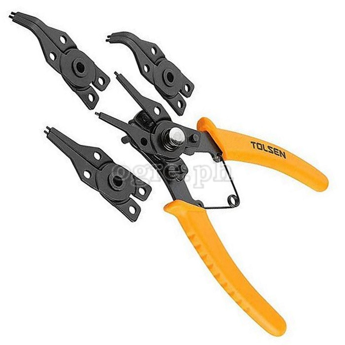 10100 4 in 1 Circlip Pliers Set 160mm (6.25”)