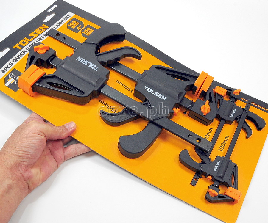 10209 4pcs Quick Ratchet Bar Clamp Set