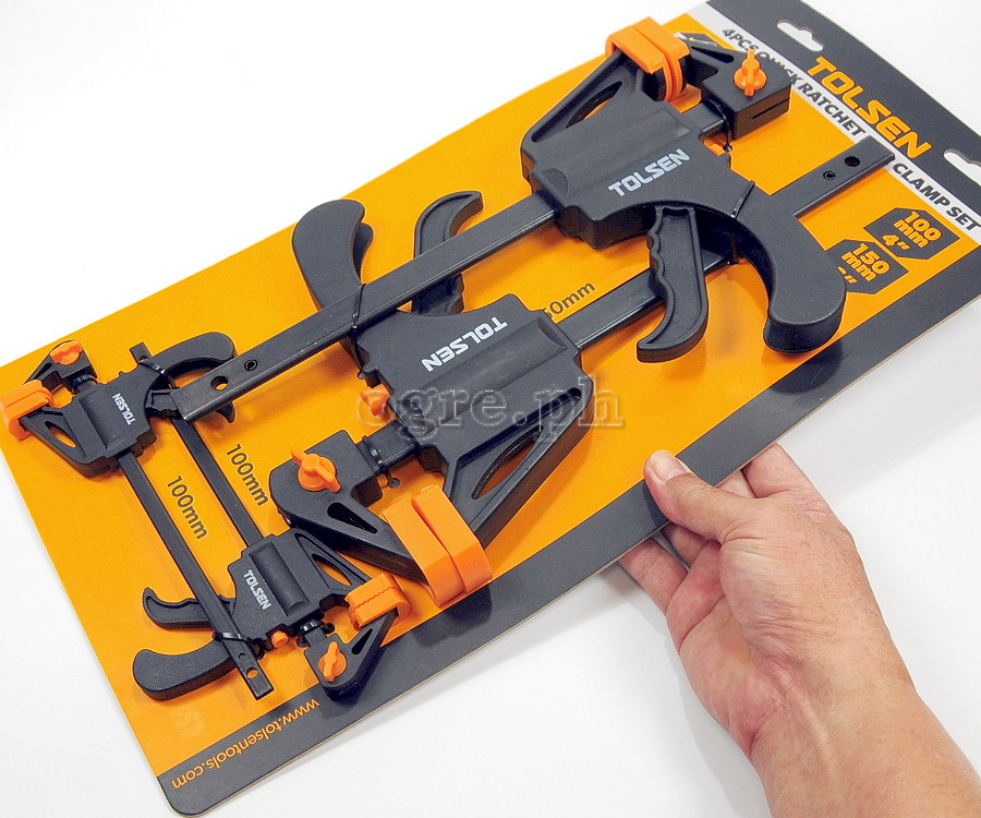 10209 4pcs Quick Ratchet Bar Clamp Set
