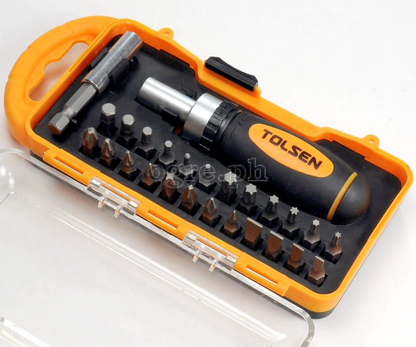 20034 26pcs Ratchet Driver and Bits Set