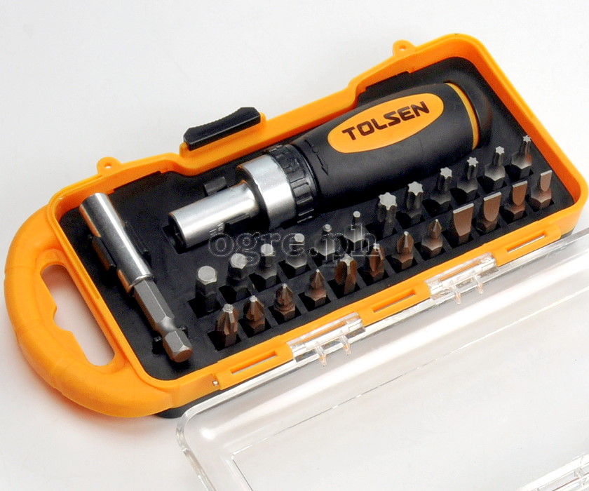 20034 26pcs Ratchet Driver and Bits Set