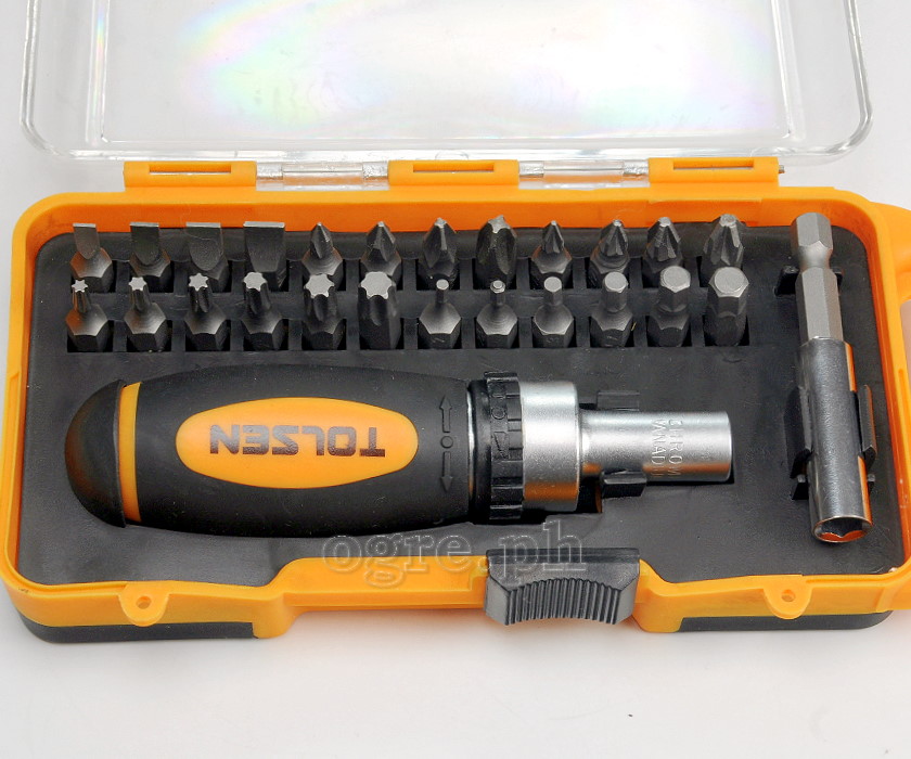20034 26pcs Ratchet Driver and Bits Set