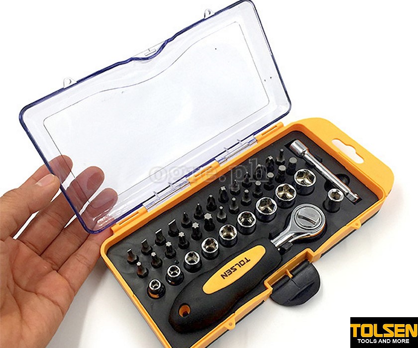 20035 38pcs 1/4" Drive Bits and Sockets Set