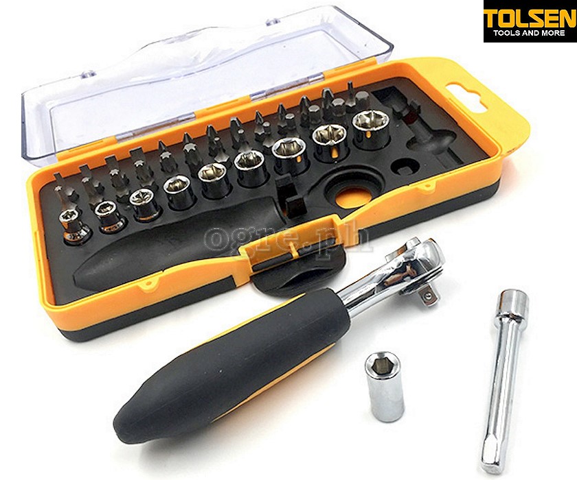 20035 38pcs 1/4" Drive Bits and Sockets Set