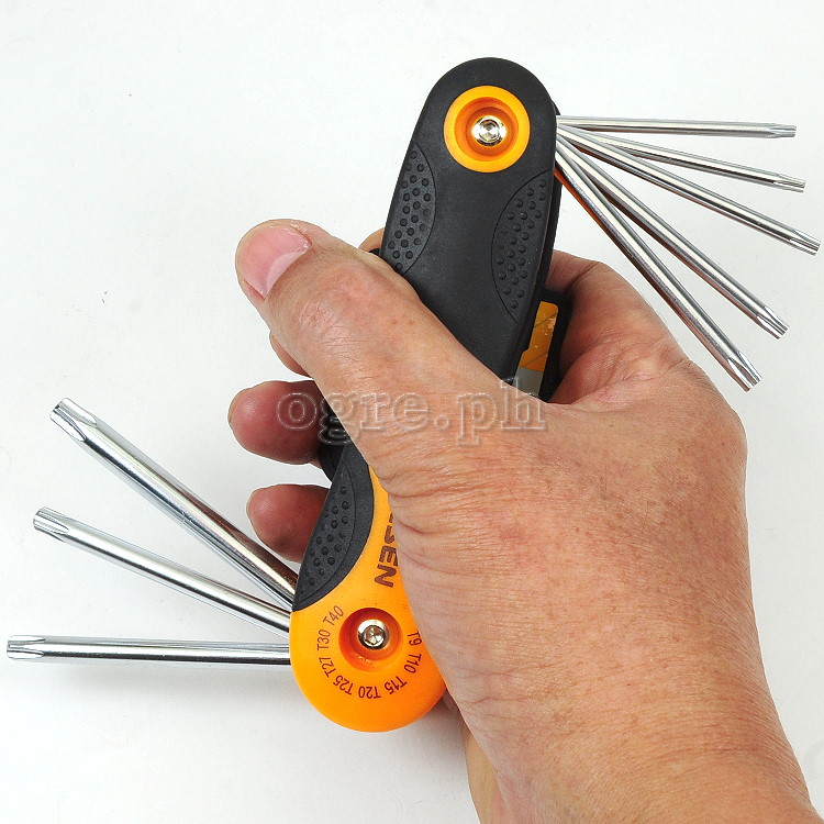 20059 8pcs Folding Torx Hex Key Set