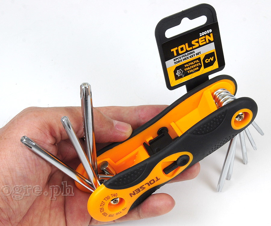20059 8pcs Folding Torx Hex Key Set