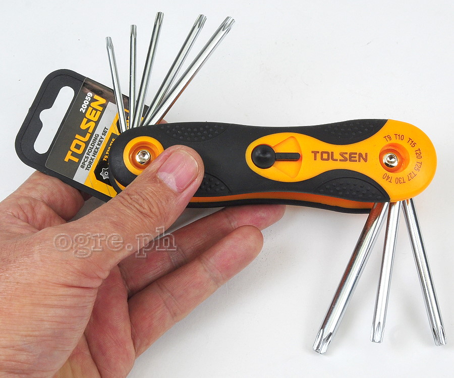 20059 8pcs Folding Torx Hex Key Set
