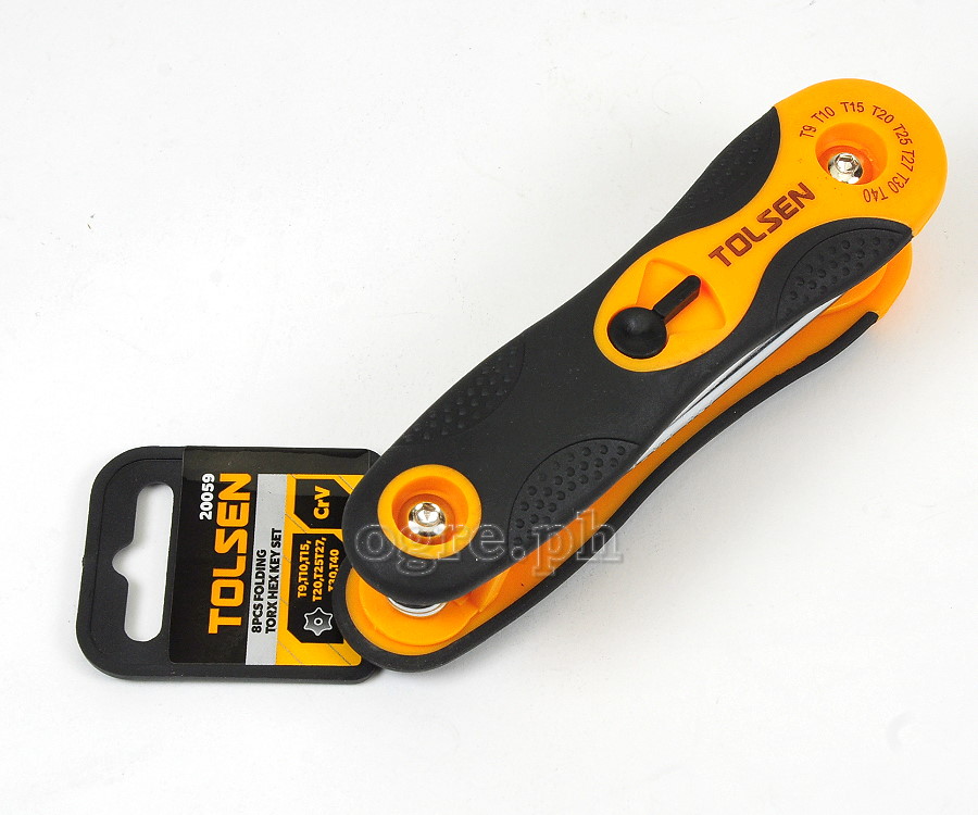 20059 8pcs Folding Torx Hex Key Set