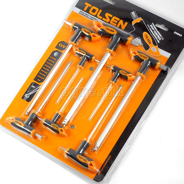 20062 8pcs Hex T-Handle Screwdrivers Set