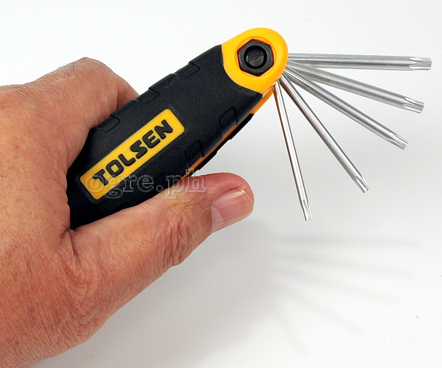 20069 8pcs Folding Torx Hex Key Set