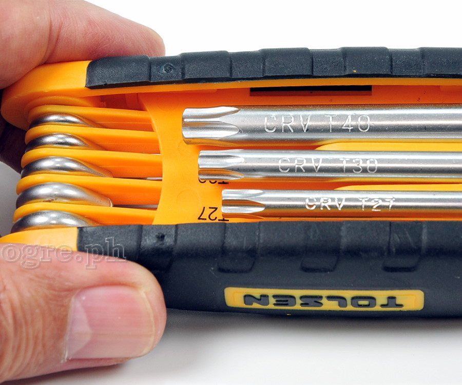 20069 8pcs Folding Torx Hex Key Set