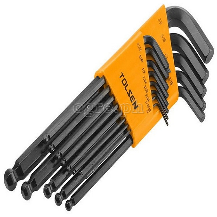 20090 13pcs Long Arm Ball Point Hex Key Set (Inch)