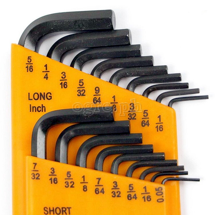 20094 36Pcs Inch & Metric Hex Key Set
