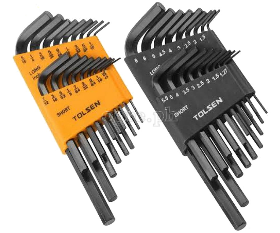 20094 36Pcs Inch & Metric Hex Key Set