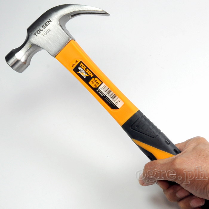 25030 Claw Hammer with Fiberglass Handle 450g (16oz)