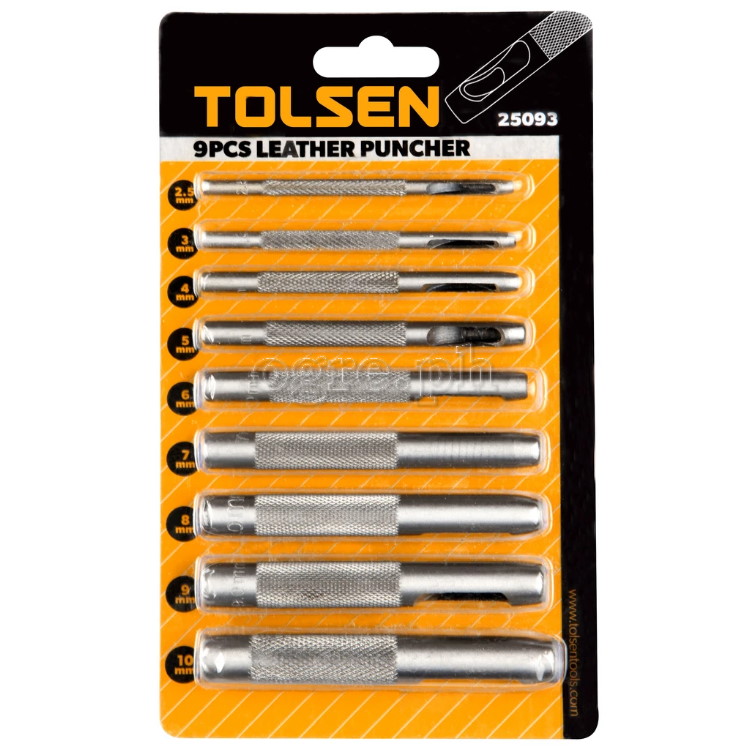 25093 9pcs Leather Punch Set