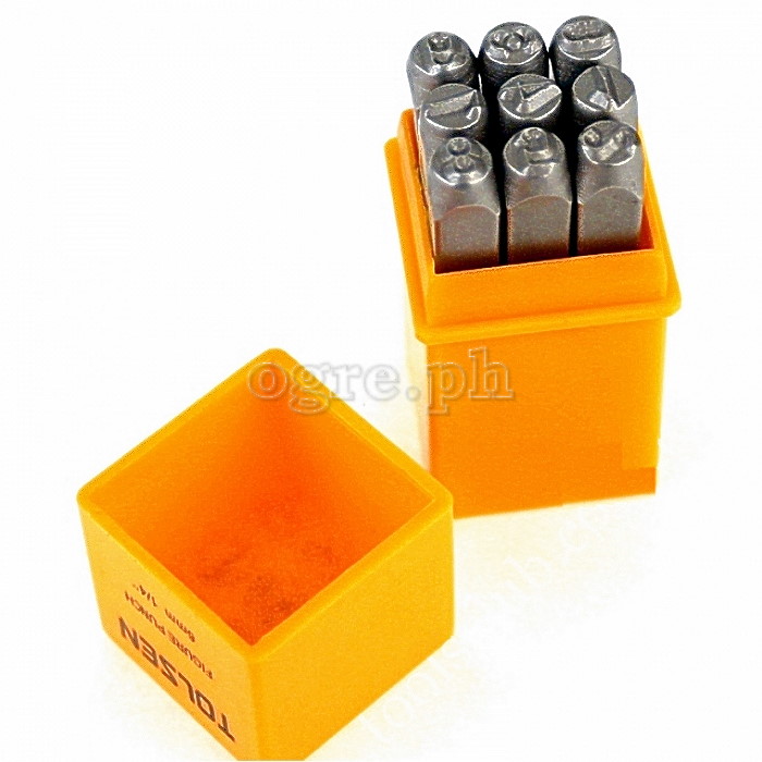 25097 9pcs Numbers Punch Set (6mm)