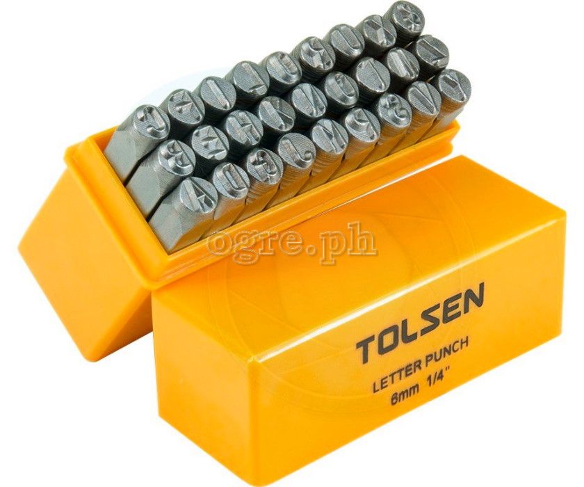 25104 27pcs Letter Punch Set (6mm)