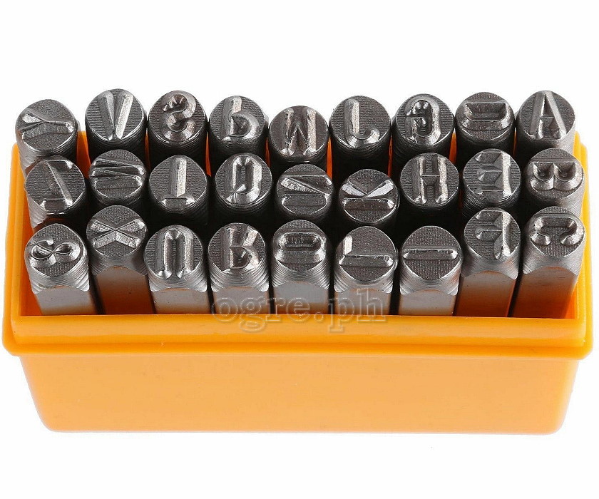 25104 27pcs Letter Punch Set (6mm)