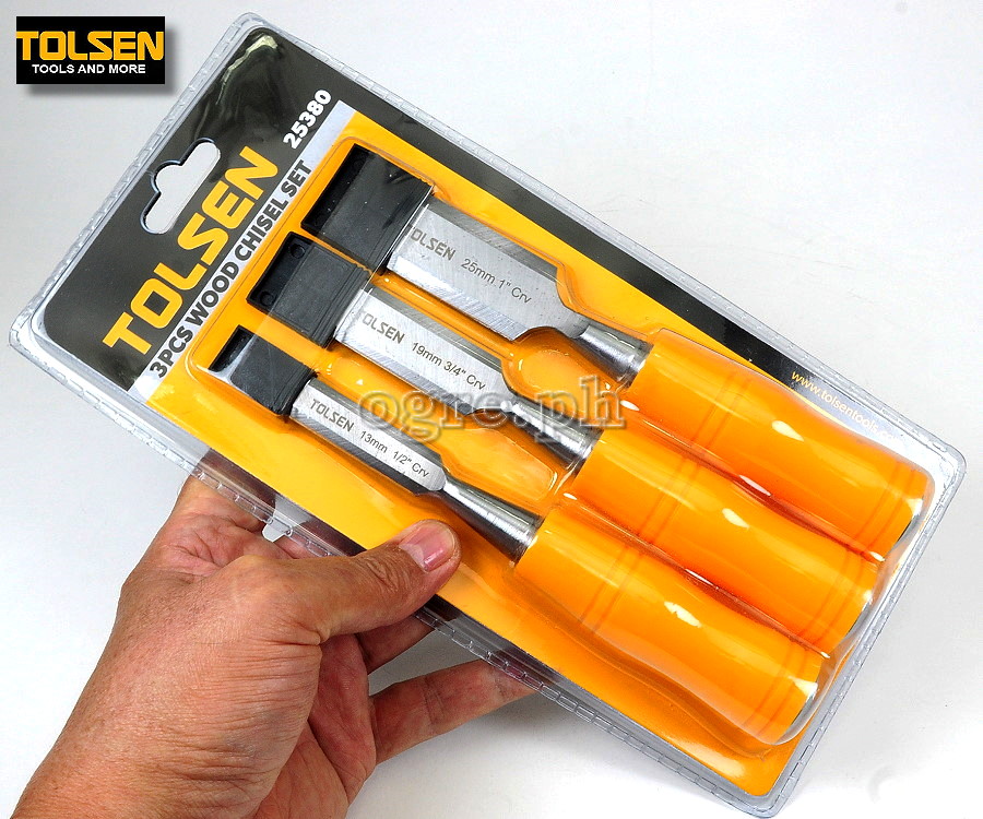 25380 3-pcs Wood Chisel Set