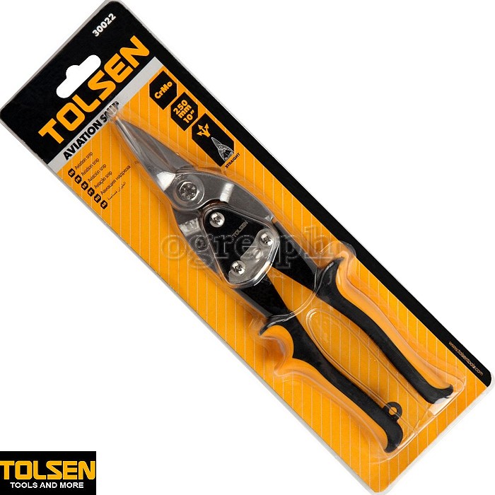 30022 (250mm / 10") Industrial Straight Cut Aviation Snips