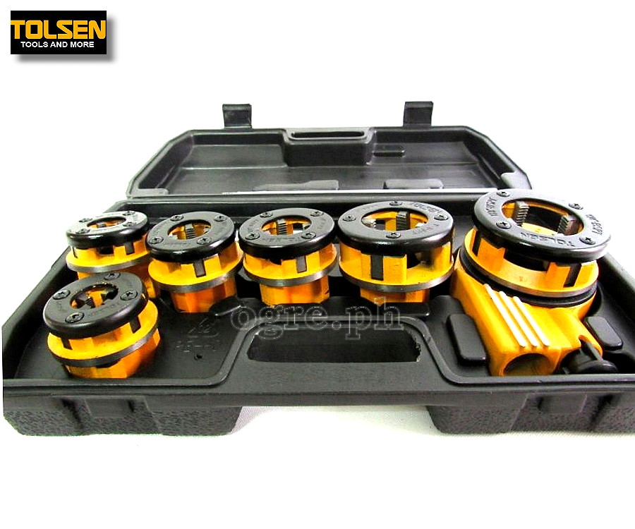 33011 9pcs BSPT Pipe Threading Set