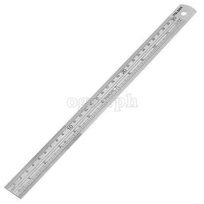 35026 Stainless Steel Ruler 300mm (12”)