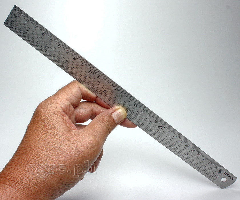 35026 Stainless Steel Ruler 300mm (12”)