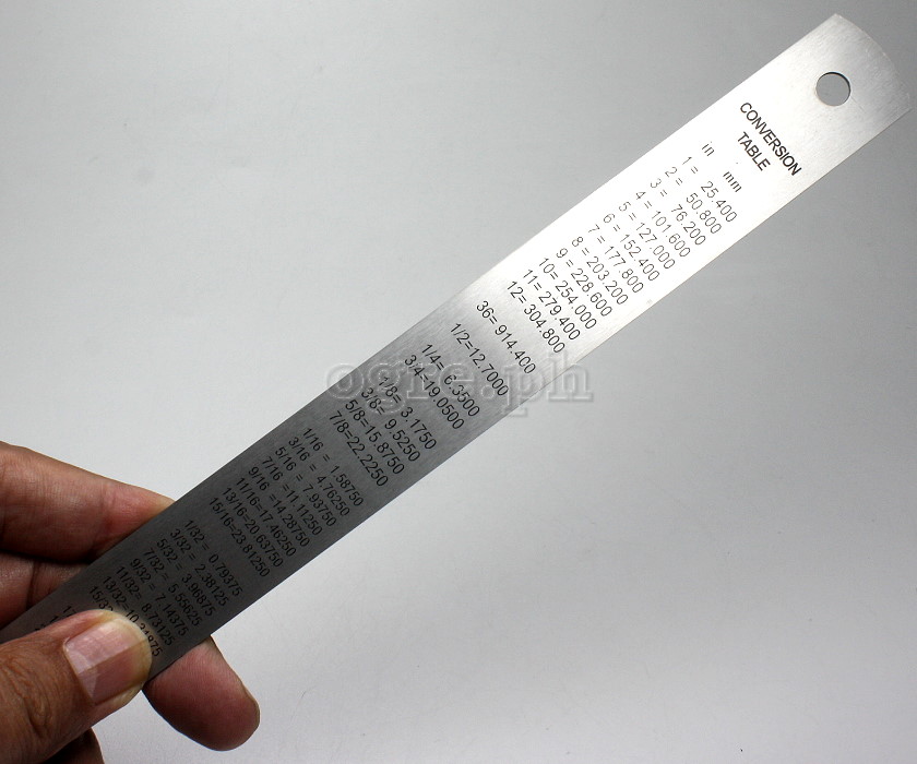 35026 Stainless Steel Ruler 300mm (12”)
