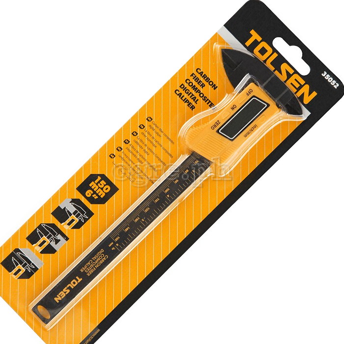 35052 Carbon Fiber Composite Digital Caliper 150mm (6")