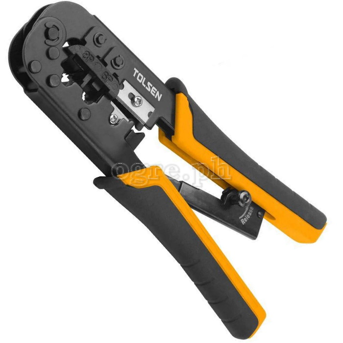 38054 Industrial Ratchet Modular Network Crimping Pliers