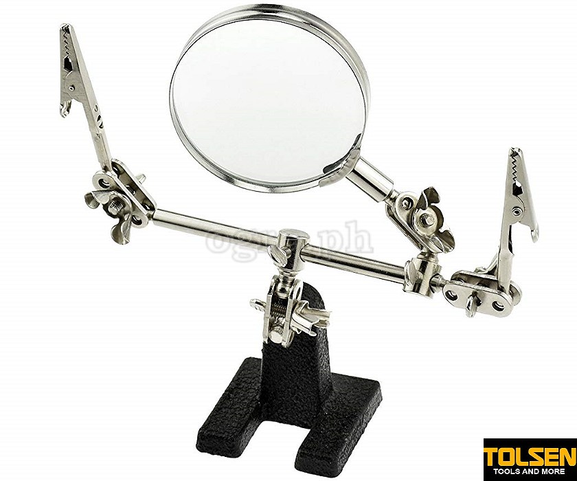 38090 Mini Helping Hand with 62mm (2.4") 3x Magnifier