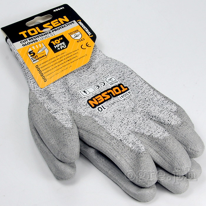 45041 Industrial Cut Resistant Protective Gloves 1 Pair (10-XL)