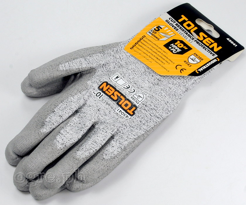 45041 Industrial Cut Resistant Protective Gloves 1 Pair (10-XL)